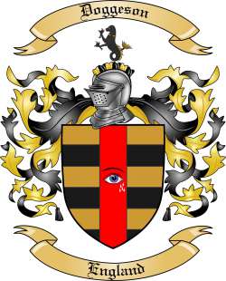 Doggson Family Crest from England