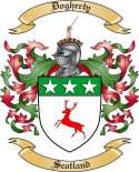 Dogherty Family Crest from Scotland
