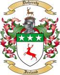 Doherety Family Crest from Ireland