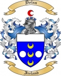 Dolan Family Crest from Ireland