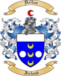 Dollan Family Crest from Ireland