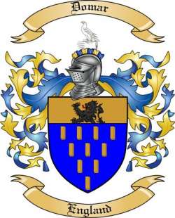 Domar Family Crest from England
