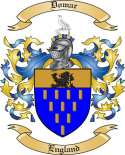 Domar Family Crest from England