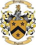 Donaghue Family Crest from England