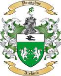 Donaghue Family Crest from Ireland