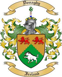 Donaghy Family Crest from Ireland