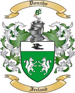 Donaho Family Crest from Ireland