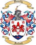 Donelly Family Crest from Ireland