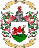 Donlegh Family Crest from Ireland
