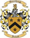Donnahaugh Family Crest from Ireland