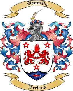 Donnelly Family Crest from Ireland