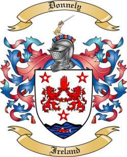 Donnely Family Crest from Ireland