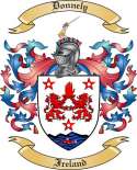 Donnely Family Crest from Ireland