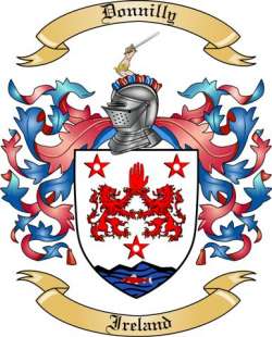 Donnilly Family Crest from Ireland