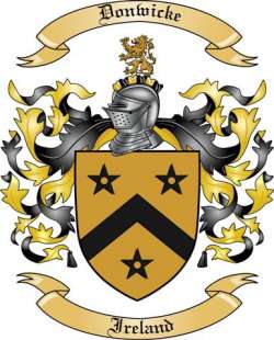 Donwicke Family Crest from Ireland