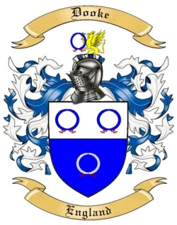 Dooke Family Crest from England