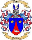 Doose Family Crest from Germany