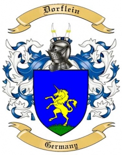 Dorflein Family Crest from Germany