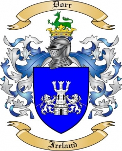 Dorr Family Crest from Ireland