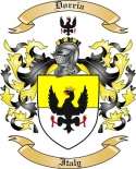 Dorria Family Crest from Italy