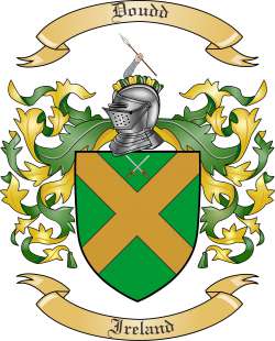 Doudd Family Crest from Ireland