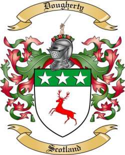 Dougherty Family Crest from Scotland