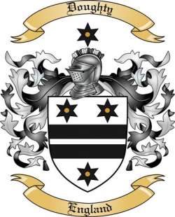 Doughty Family Crest from England