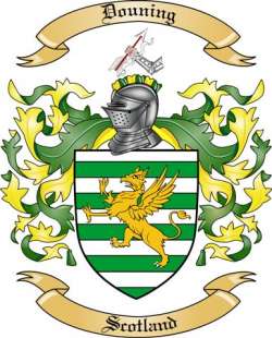 Douning Family Crest from Scotland