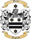Douti Family Crest from England