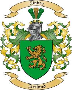 Dovey Family Crest from Ireland