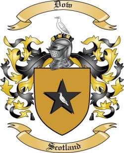 Dow Family Crest from Scotland