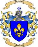 Dowden Family Crest from Ireland