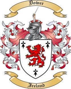 Dower Family Crest from Ireland