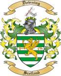 Downing Family Crest from Scotland