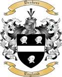 Drakere Family Crest from England