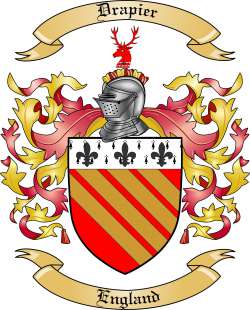 Drapper Family Crest from England
