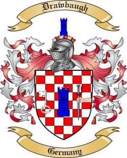 Drawbaugh Family Crest from Germany