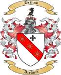 Drinan Family Crest from Ireland