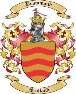 Drummond Family Crest from Scotland
