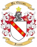 Du Charme Family Crest from France