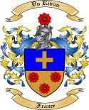 Du Rivau Family Crest from France