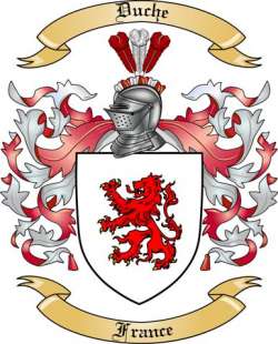 Duche Family Crest from France