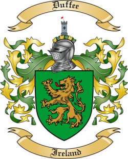 Duffee Family Crest from Ireland