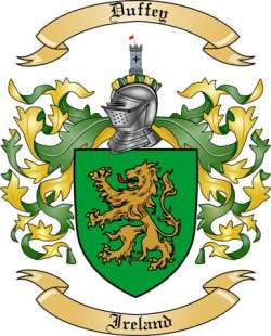 Duffey Family Crest from Ireland
