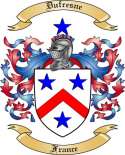 Dufresne Family Crest from France