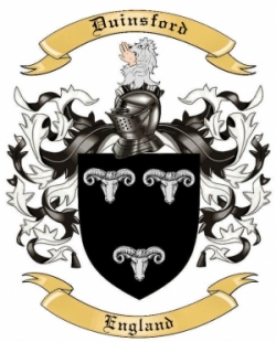 Duinsford Family Crest from England