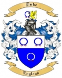 Duke Family Crest from England