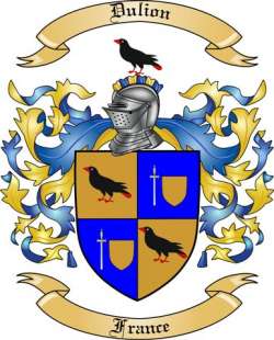 Dulion Family Crest from France
