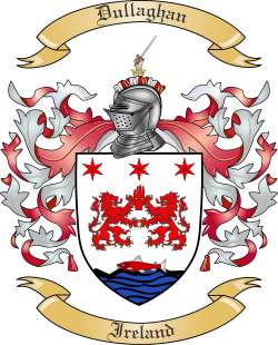 Dullaghan Family Crest from Ireland