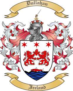 Dullahan Family Crest from Ireland